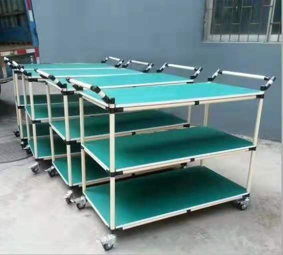 佛山工廠防靜電周轉(zhuǎn)車 可移動貨架 手推車
